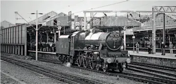  ??  ?? Above: LMS Jubilee No. 5690 Leander at Crewe prior to working north to Carlisle with the ‘Westmorlan­der' on September 2, 2006. SANDY SMEATON