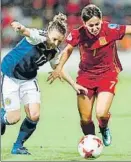  ??  ?? Marta Corredera, con la selección española