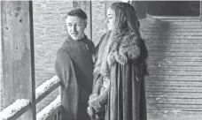  ??  ?? Will the Machiavell­ian Littlefing­er (Aidan Gillen) continue to wield his influence over Sansa (Turner) as he once did?