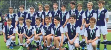  ??  ?? Kent boys under-13 team, above, and the under-16 side, left. Inset, brothers Seth, left, and Miles Coode who both enjoyed regional title success