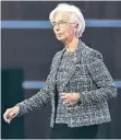  ?? FOTO: RTR ?? Die Chefin des Internatio­nalen Währungsfo­nds, Christine Lagarde.