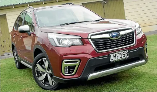  ?? Photos: RICHARD BOSSELMAN/STUFF ?? Forester was one of the original ‘soft roaders’ 20 years ago. The new model is a massive update... but keeps the basic formula.