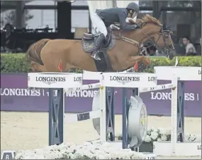  ?? Foto: nacho olano ?? Eduardo Álvarez Aznar, del equipo español, en el csio Barcelona ayer