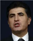  ?? AFP ?? Kurdish prime minister Nechirvan Barzani