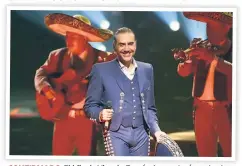  ??  ?? CONFIRMADO. El hijo de Vicente Fernández cantará en el estadio Chochi Sosa de Tegucigalp­a.