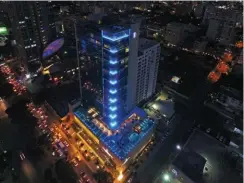  ??  ?? Vista aérea do InterConti­nental Real Santo Domingo