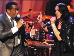  ??  ?? Puff Daddy and Faith Evans.