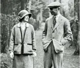  ??  ?? The Duke and Duchess of York, later King George VI and Queen Elizabeth, on honeymoon in 1923