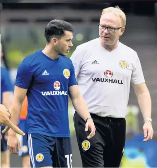  ??  ?? MORGAN SPICE McFadden, below, says kid Lewis can force his way into McLeish’s long-term plans if he breaks into Celtic’s top team next season