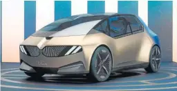  ?? ?? Así es como ve BMW su compacto que conducirem­os en 2040.