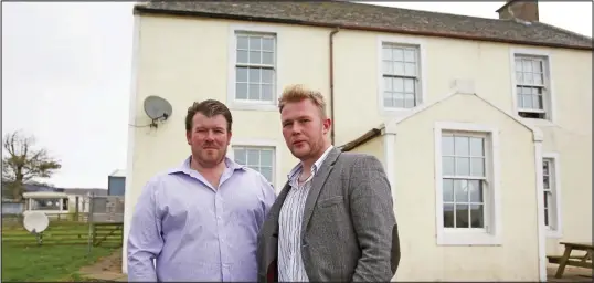  ??  ?? Ordered to leave: Ian, right, and John Paterson face having their family farm taken away from them as a result of the ‘flawed’ law