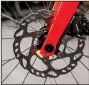  ?? Arkansas Democrat-Gazette/ JOHN SYKES JR. ?? Disc brakes are common on most gravel bikes.