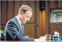  ?? ANDREW HARNIK/ASSOCIATED PRESS ?? An Australian regulator’s report calling for measures to curb the influence of Facebook and Google in news and advertisin­g broadens the internatio­nal challenges such tech firms face.