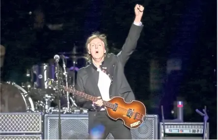  ?? — AP ?? McCartney is not afraid of showing his raunchy side in his new album.