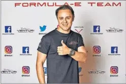  ??  ?? REGRESO. Felipe Massa pilotará para Venturi en la Fórmula E.