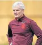  ??  ?? SPARK Mark Hughes wants Saints to step up in FA Cup