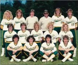  ?? TIMES-STANDARD FILE PHOTOS ?? The 1989Humbol­dt State University softball team is where Frank Cheeks’ softball coaching career began.