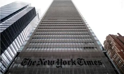  ??  ?? The New York Times building in New York City. Photograph: Johannes Eisele/AFP/Getty Images