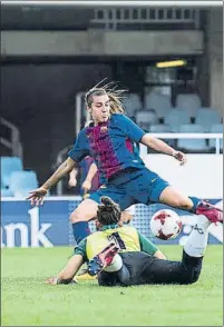  ?? FOTO: PERE PUNTÍ ?? Patricia Guijarro, del Barça, es una de las figuras