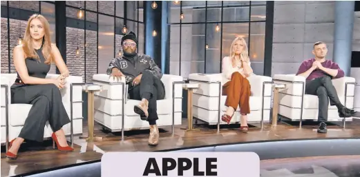  ?? PHOTOS BY APPLE MUSIC ?? Jessica Alba, Will. i. Am, Gwyneth Paltrow and Gary Vaynerchuk are the advisers on Planet of the Apps. The first episode is free on iTunes.