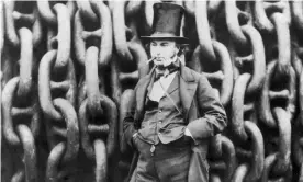  ?? Photograph: Robert Howlett/Getty Images ?? Isambard Kingdom Brunel and the chains tethering his steamship the Great Eastern in 1857, chosen by Angus Buchanan for the cover of his biography of the engineer.