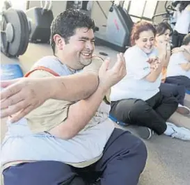  ?? (AP) ?? En el gimnasio. Al hacer actividad física, se queman grasas.