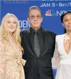  ?? GETTY IMAGES ?? Dakota Fanning, Tim Allen y Susan Kelechi Watson fueron los encargados de anunciar los nominados en Los Ángeles.