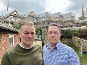  ?? SWNS ?? John and Chris Copley-Hammond moved to Stroud eight years ago