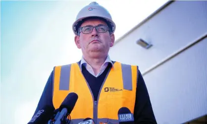  ?? Photograph: Luis Ascui/AAP ?? Victorian premier Daniel Andrews says the opposition will be ‘judged accordingl­y’ for their role in elevating rumours about his accident.