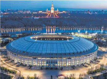  ?? FOTO: DPA ?? Im Luschniki-Stadion von Moskau wird Bela Rethy am Sonntag sein drittes WM-Finale kommentier­en.