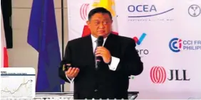  ?? SCREENGRAB TMT ?? n BDO Chief Market Strategist and First Vice President Jonathan Ravelas delivers his presentati­on during the CCI France Philippine­s 2022 Annual General Meeting on Friday, May 2022.