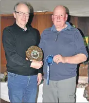  ??  ?? Hugh MacLeod won the McLeod Shield, Lees Milne Cup and Campbell Godley Quaich.