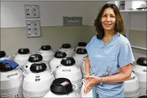  ?? MATT KEMPNER / AJC ?? Susan Hertzberg, the CEO of Atlanta-based Prelude Fertility, is part of a growing effort to market egg and embryo freezing and storage services to women who want to improve their chances of getting pregnant and having babies later in life.