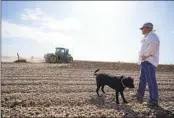  ?? GREGORY BULL AP FILE ?? Imperial Valley farmer Larry Cox says he worries about the effect of fallowing on rural communitie­s.