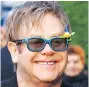  ??  ?? Elton John