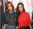  ?? FOTO: GETTY IMAGES ?? Tallulah Belle Willis mit ihrer Mutter Demi Moore.