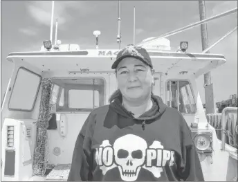  ?? AARON BESWICK/SALTWIRE NETWORK ?? Capt. Beverley Denny is one of the Pictou Landing First Nation fishers who will take a boat to protest the proposed Northern Pulp effluent pipe.