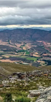  ??  ?? UP THE MOUNTAIN (below). It’s views like these that make the Swartberg Pass a bucket list item.