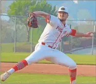  ?? Adam Dortch ?? Tanner Folds gets the start in a big game against LFO at home, helping the Phoenix to an 8-4 victory.