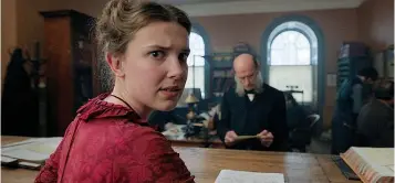  ?? Netflix ?? ■ Millie Bobby Brown is shown in a scene from "Enola Holmes."