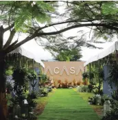  ??  ?? Acasa rises as a beautiful addition to the peaceful town of Canlubang in Calamba, Laguna.