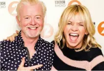  ??  ?? Reshuffle: Zoe Ball took over from Chris Evans