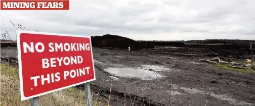  ??  ?? Licence to drill Proposed fracking site at Letham Moss, near Falkirk
