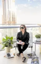  ??  ?? Michael Cinco: Staying productive in Dubai