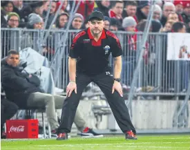  ??  ?? Paderborn coach Steffen Baumgart during a recent match.