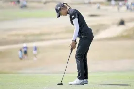  ??  ?? Lydia Ko said the Royal Lytham and St. Annes course wasn’t causing her concern as she prepares to tee off.