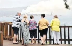  ?? AFP ?? Wenn der Wind günstig steht, vergisst der Australier schnell