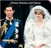  ??  ?? Prince Charles and Diana