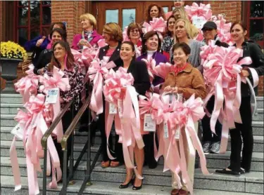  ?? PHOTO PROVIDED ?? The sixth annual Pink Bows on Broadway campaign will take place this October in downtown Saratoga Springs.