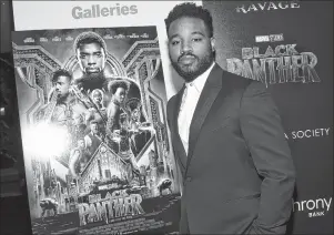  ?? AP PHOTO ?? Director Ryan Coogler attends a special screening of “Black Panther” at the Museum of Modern Art on Tuesday in New York.